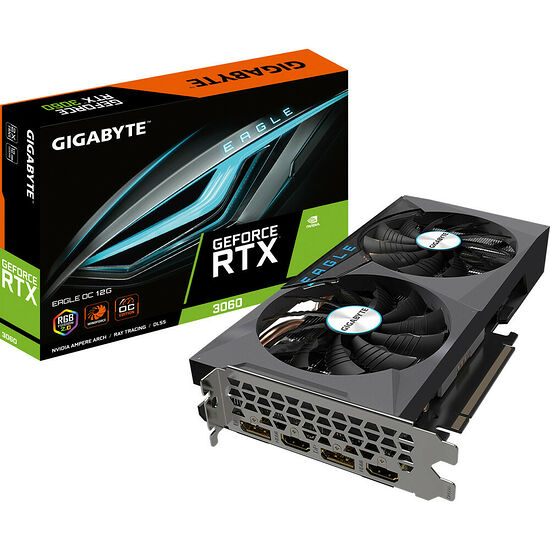 Gigabyte GeForce RTX 3060 EAGLE OC Rev 2.0 (12 Go) (LHR)