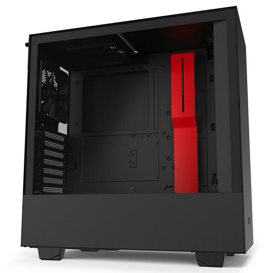 NZXT H510 - Noir mat/Rouge