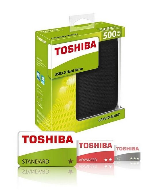 Toshiba Canvio Ready 500 Go - Noir (image:7)
