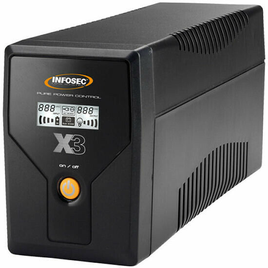 Infosec X3 EX LCD USB 1000 - 2 prises (image:2)