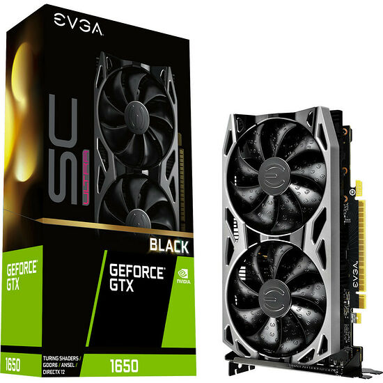 EVGA GeForce GTX 1650 SC ULTRA BLACK