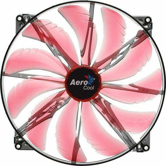Aerocool Silent Master, 200 mm (LED Rouges)