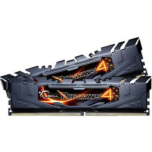 DDR4 G.Skill Ripjaws 4, Noir, 2 x 8 Go, 3000 MHz, CAS 15