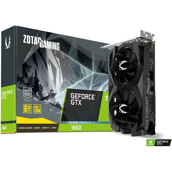 Zotac Gaming GeForce GTX 1660 TWIN FAN, 6 Go