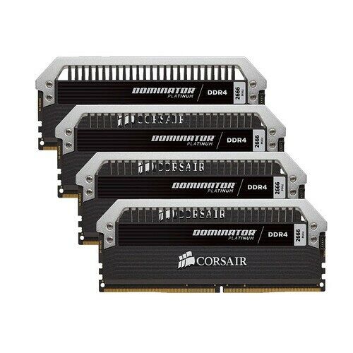 DDR4 Corsair Dominator Platinum, 32 Go (4 x 8 Go), 2666 MHz, CAS 16