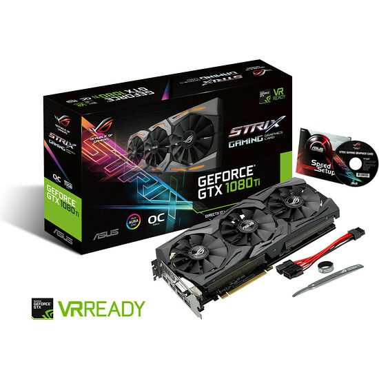 Asus GeForce GTX 1080 Ti ROG STRIX OC, 11 Go