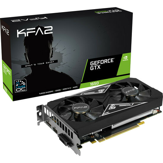 KFA2 GeForce GTX 1650 EX PLUS (1-Click OC)