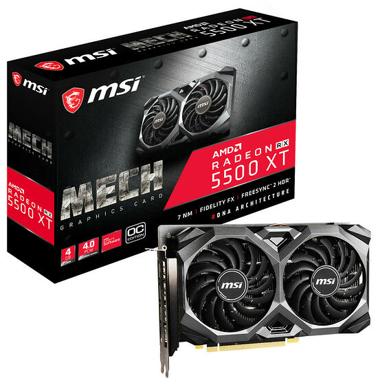 MSI Radeon RX 5500 XT MECH OC (4 Go)
