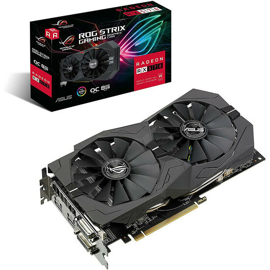 Asus ROG STRIX Radeon RX 570 O8G GAMING (8 Go)