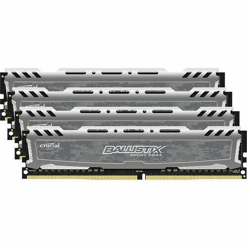 DDR4 Ballistix Sport LT, 4 x 4 Go, 2400 MHz, CAS 16