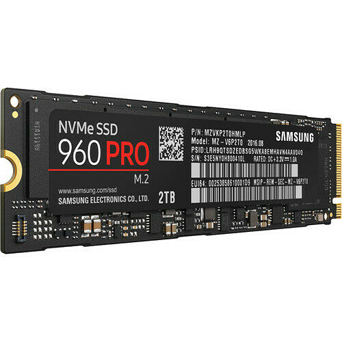 Samsung Série 960 Pro, 2 To, M.2 (Type 2280)