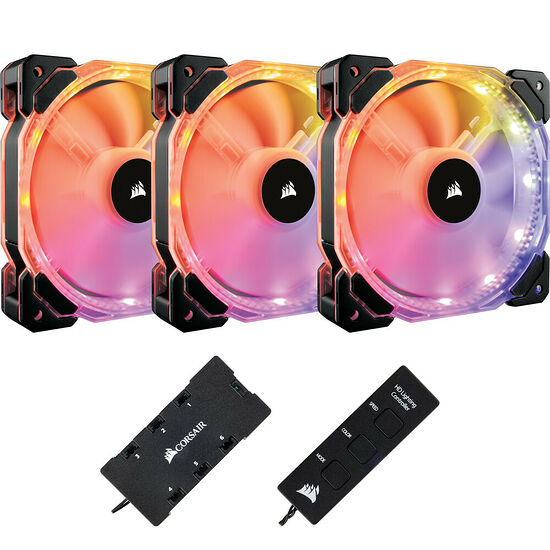 Corsair HD120 High Performance - 120 mm (LED RGB - Pack de 3)