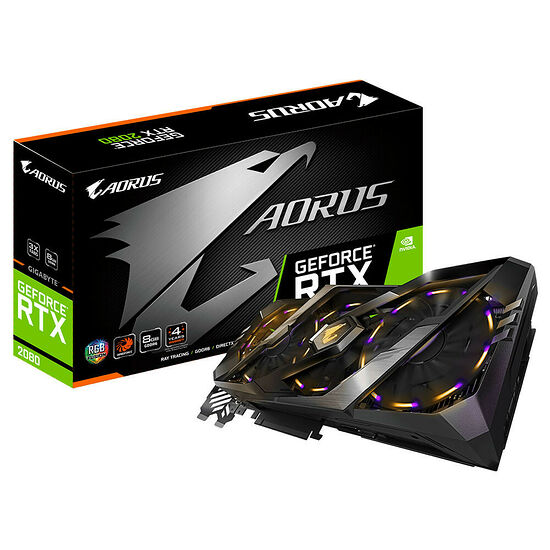 Gigabyte AORUS GeForce RTX 2080, 8 Go