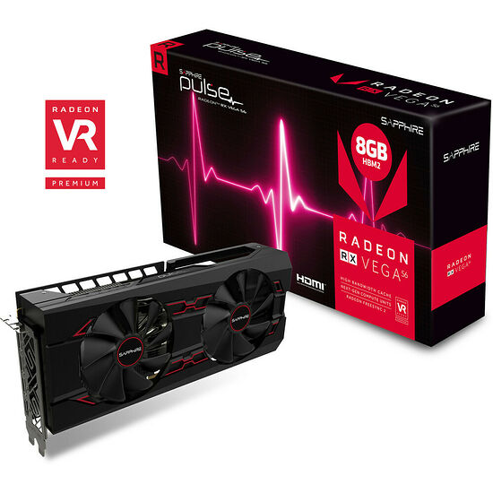Sapphire Radeon RX Vega 56 PULSE, 8 Go HBM2