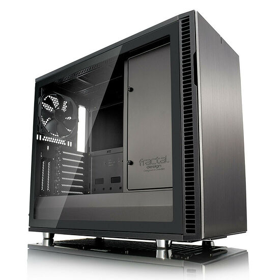 Fractal Design Define R6 Tempered Glass - Gris