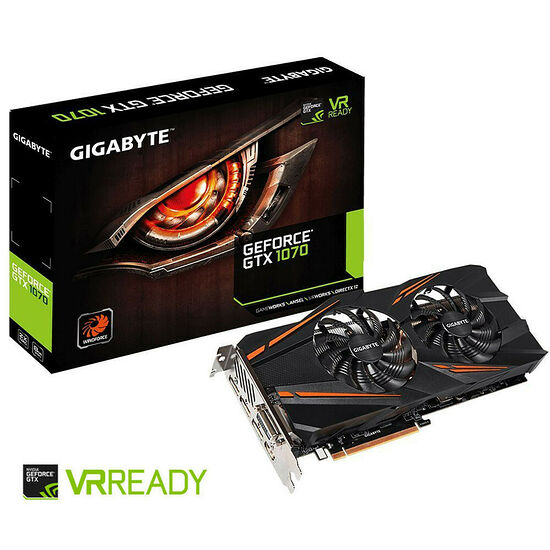 Gigabyte GeForce GTX 1070 WindForce OC, 8 Go