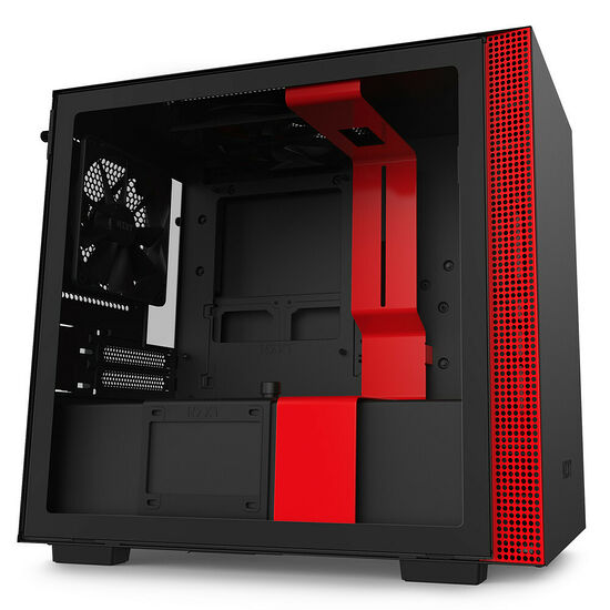 NZXT H210 - Noir mat/Rouge
