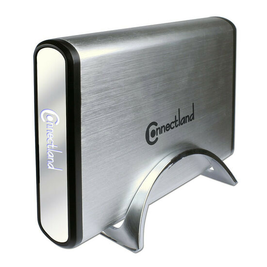 Boitier externe pour disque dur 3.5" SATA - Aluminium - Connectland