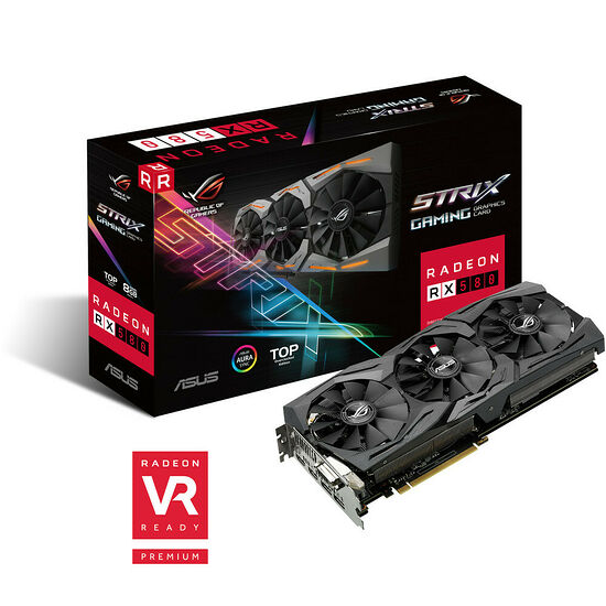 Asus Radeon RX 580 ROG STRIX TOP, 8 Go