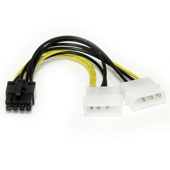 Adaptateur d'alimentation Molex vers connecteur PCI-E 8 broches