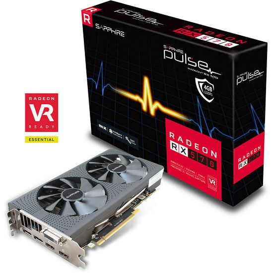 Sapphire Radeon RX 570 PULSE, 4 Go