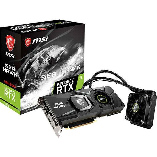 MSI GeForce RTX 2080 SEA HAWK X, 8 Go