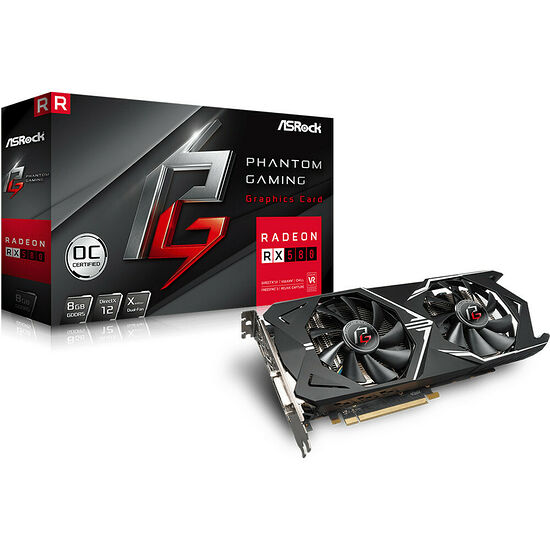 ASRock Radeon RX 580 Phantom Gaming X OC (8 Go)
