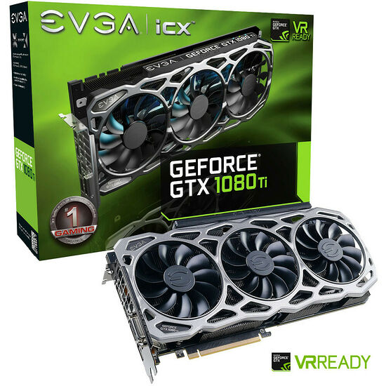 EVGA GeForce GTX 1080 Ti FTW3 GAMING iCX, 11 Go