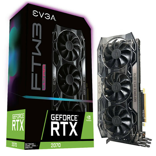 EVGA GeForce RTX 2070 FTW3 ULTRA GAMING, 8 Go