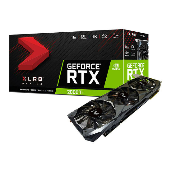 PNY GeForce RTX 2080 Ti XLR8 Gaming Overclocked, 11 Go