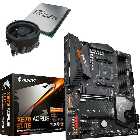 AMD Ryzen 9 3900 (3.1 GHz) + Gigabyte X570 AORUS ELITE