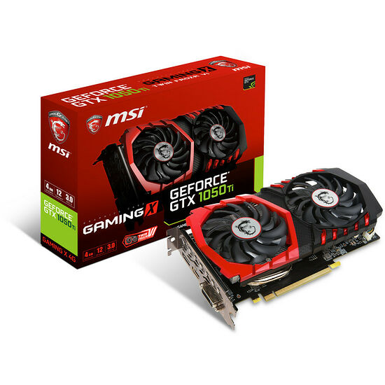 MSI GeForce GTX 1050 Ti GAMING X