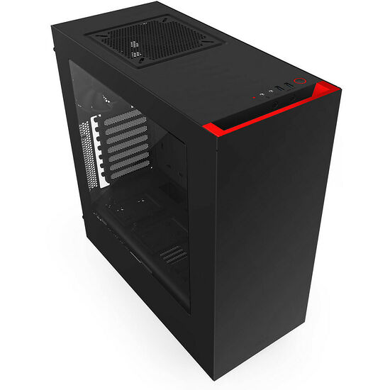 NZXT Source 340, Noir/Rouge