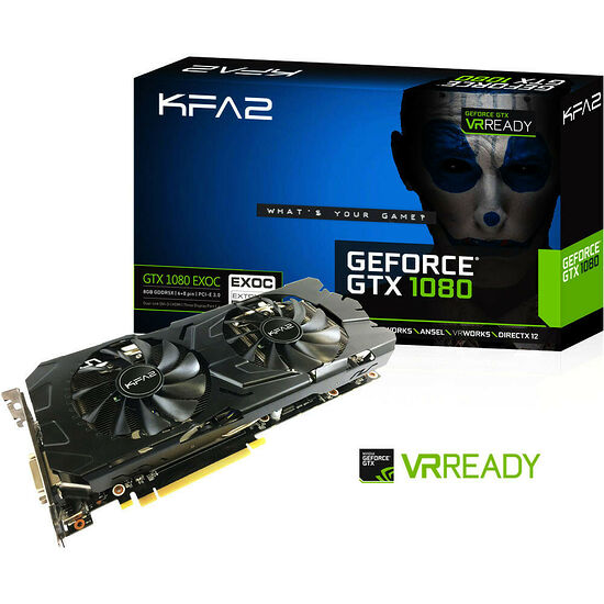 KFA2 GeForce GTX 1080 EXOC, 8 Go