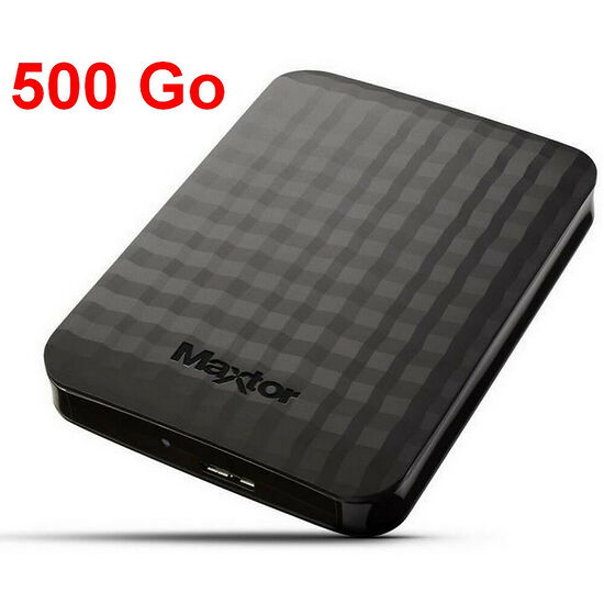 Maxtor M3, 500 Go Noir