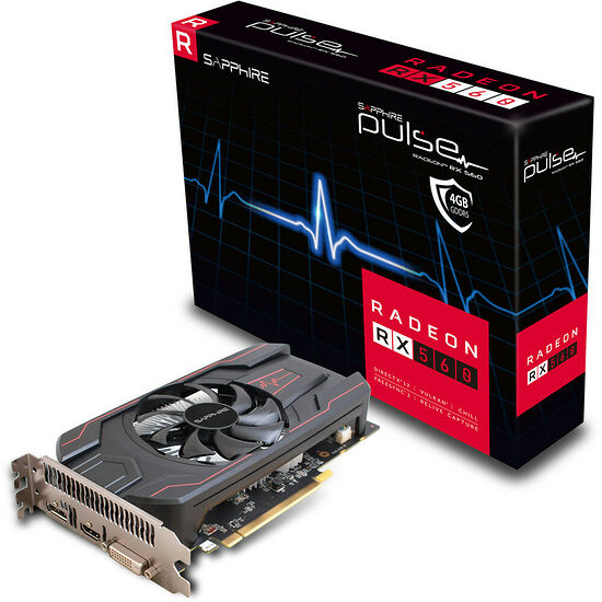 Sapphire Radeon RX 560 PULSE, 4 Go