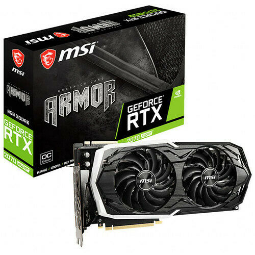 MSI GeForce RTX 2070 SUPER ARMOR OC, 8 Go
