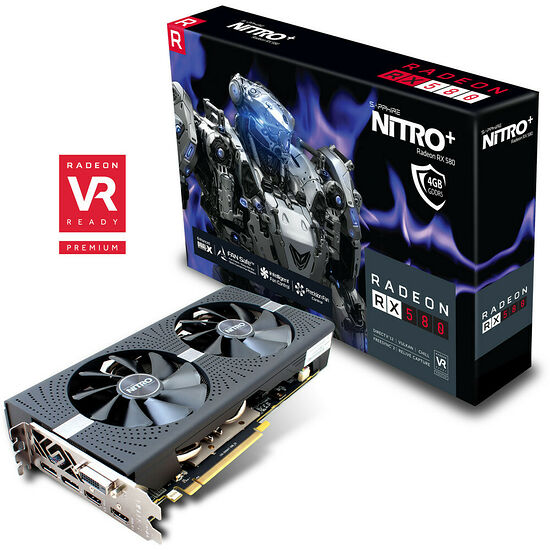 Sapphire Radeon RX 580 NITRO+, 4 Go