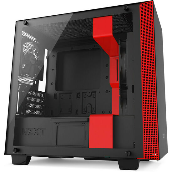 NZXT H400, Noir mat/Rouge