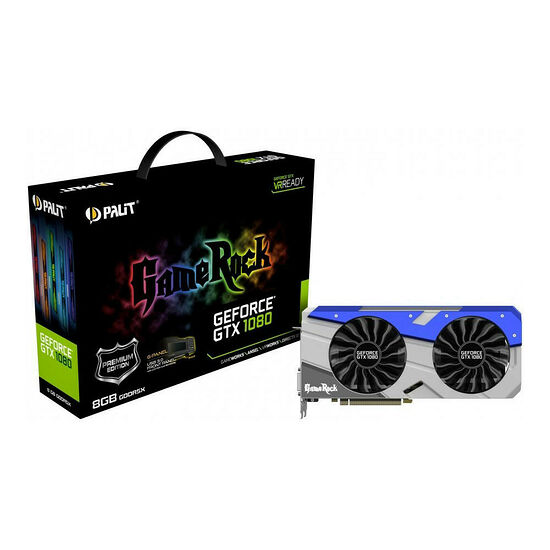 Palit GeForce GTX 1080 GameRock Premium Edition, 8 Go