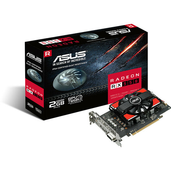 Asus Radeon RX 550, 4 Go