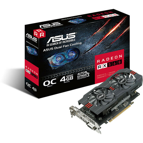 Asus Radeon RX 560 OC, 4 Go