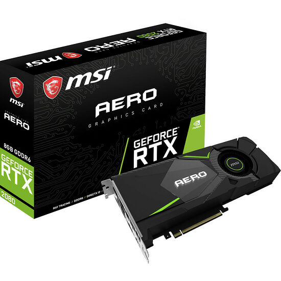 MSI GeForce RTX 2080 AERO 8G, 8 Go