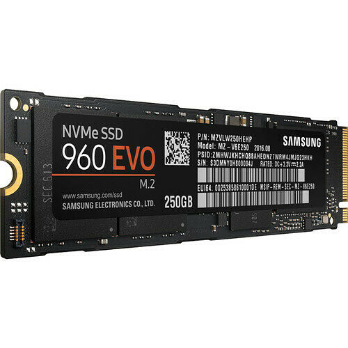 Samsung Série 960 EVO, 250 Go, M.2 (Type 2280)