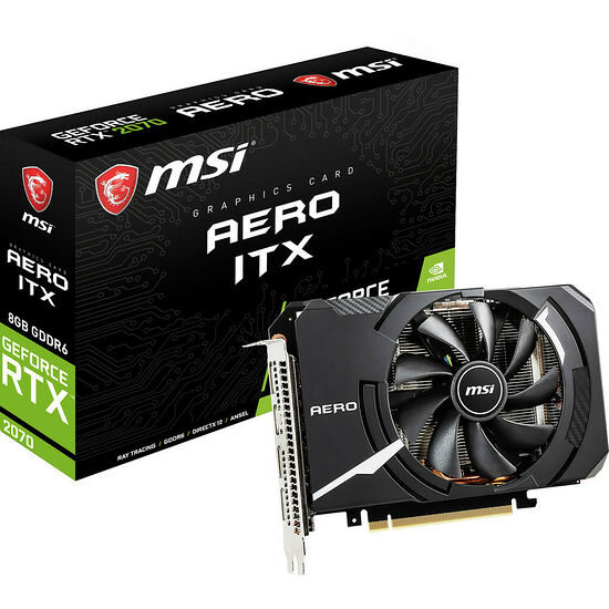 MSI GeForce RTX 2070 AERO ITX, 8 Go