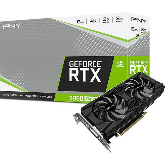 PNY GeForce RTX 2060 SUPER TWIN FAN, 8 Go