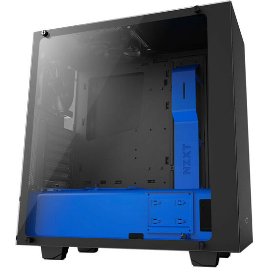 NZXT S340 Elite, Noir/Bleu