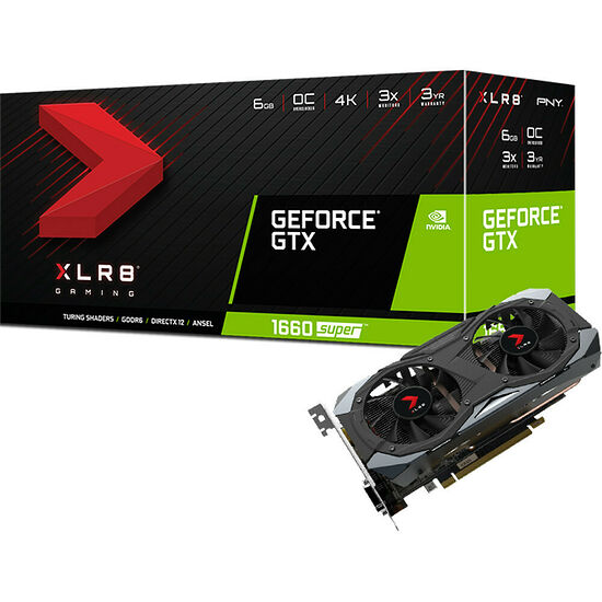 PNY GeForce GTX 1660 SUPER XLR8 Gaming Overclocked Edition