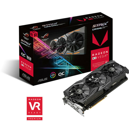 Asus ROG Radeon RX Vega 64 STRIX, 8 Go HBM2