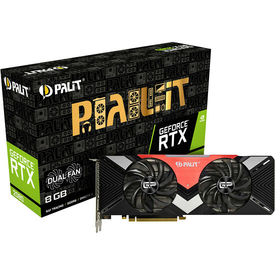 Palit GeForce RTX 2080 DUAL, 8 Go